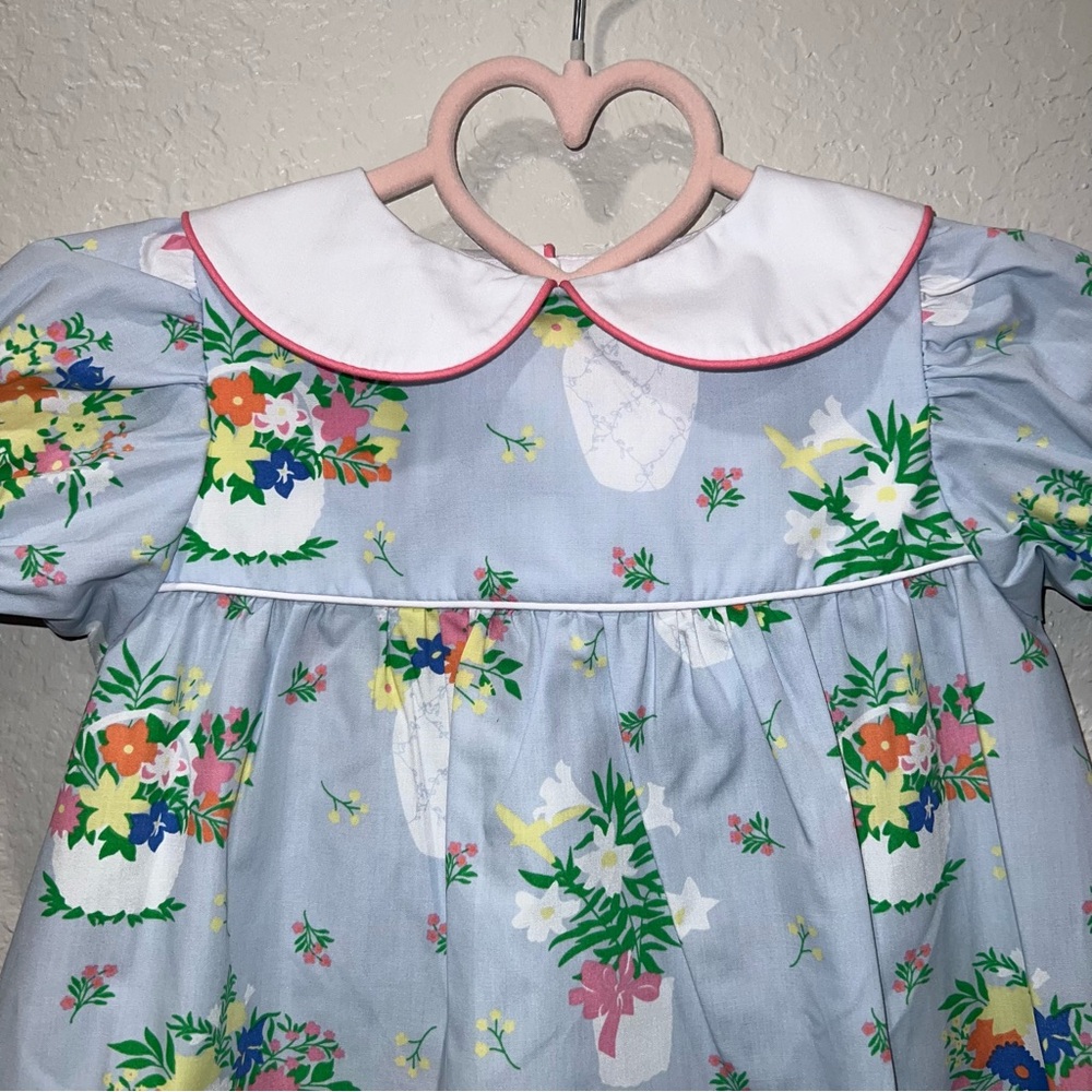 2T The Beaufort Bonnet Company Uplifting Lilies holly day dress - NWT - Picture 5 of 8
